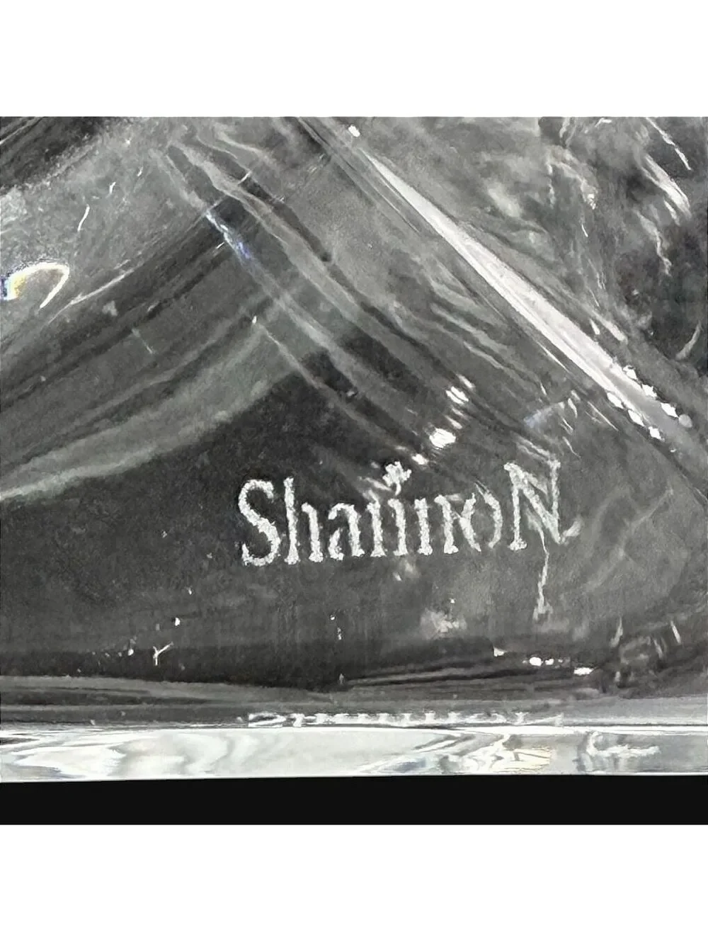 Vtg Shannon Crystal Athena Urn Vase Frosted Grapes 12